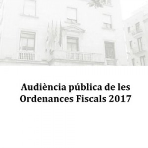 Figueres obre el període per presentar al·legacions a les Ordenances Fiscals per a l'exercici 2017.