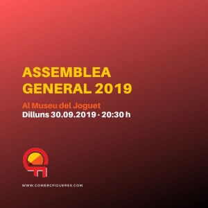 Convocatòria d'Assemblea General de Socis 2019