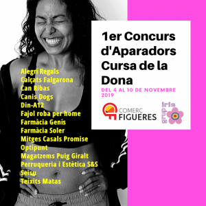 13 participants en el 1r Concurs d'Aparadors Cursa de la Dona 2019