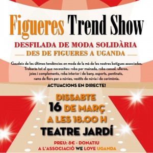 Figueres Trend Show, desfilada de moda solidària des de Figueres fins a Uganda