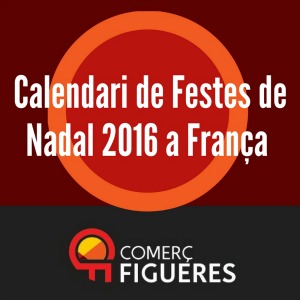 Calendari de Festius de Nadal 2016 de França