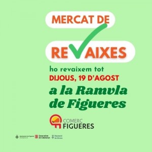 Inscriu-te al Mercat de Re(v)aixes del 19 d'agost 2021