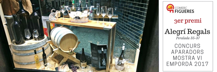 Escollits els 3 guanyadors del Concurs d'Aparadors de la 33 Mostra Vi Empordà