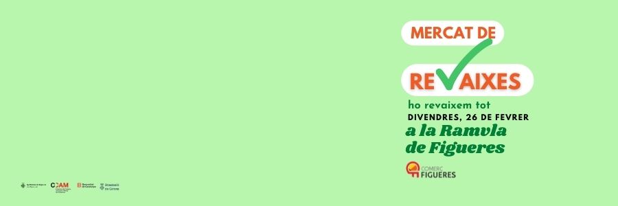 Inscriu-te al Mercat de Revaixes del 26 de febrer 2021